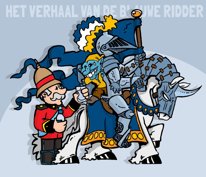 De blauwe ridder