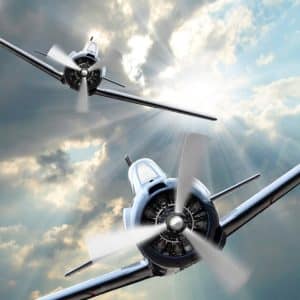 Flying copywriter